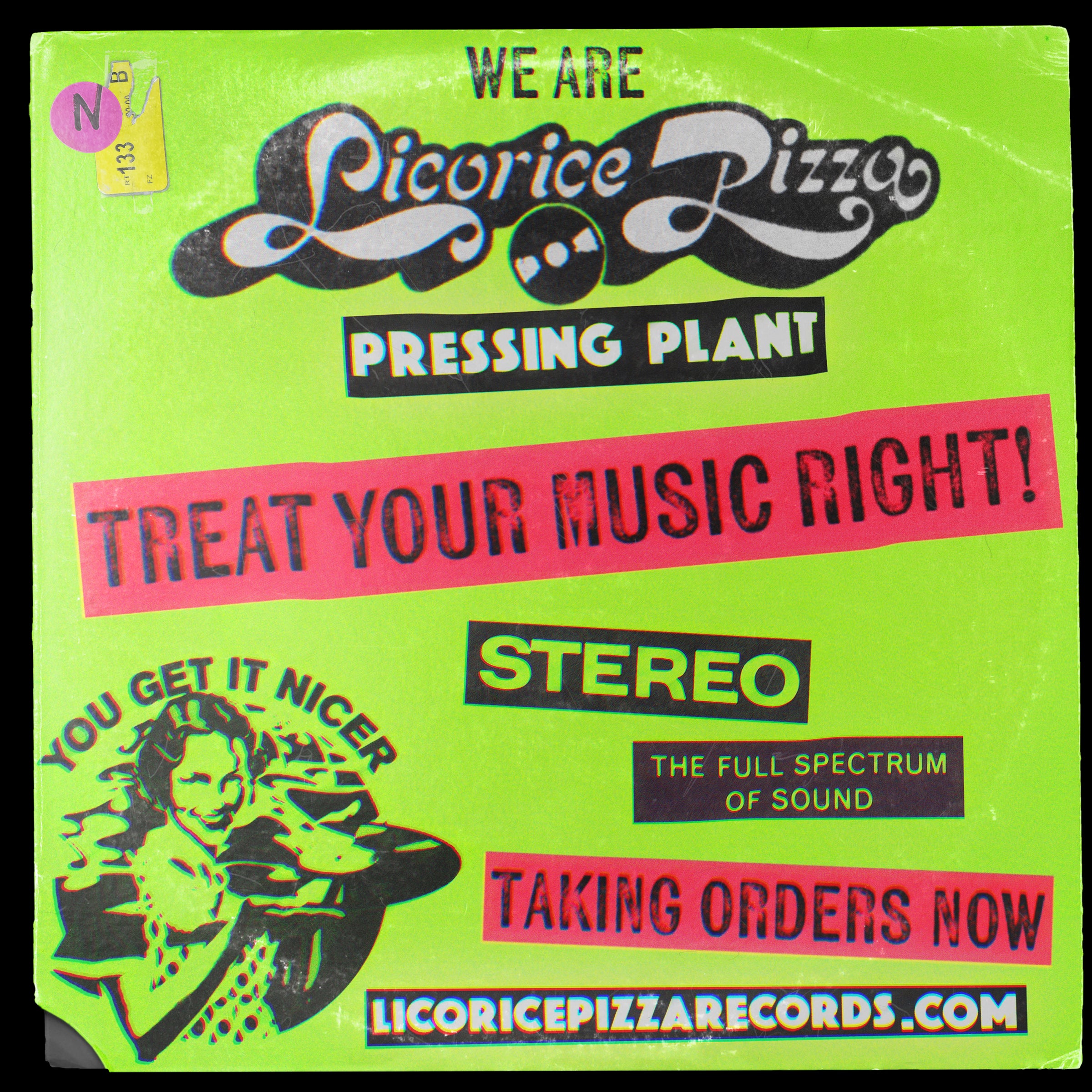 Vinyl Press | Licorice Pizza Records